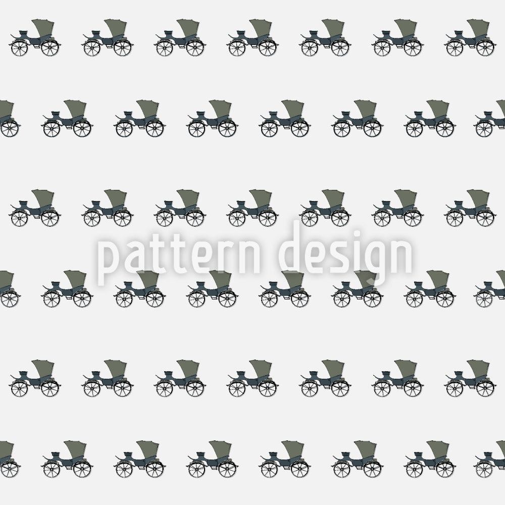 Wall Mural Pattern Wallpaper Luxury Carriages