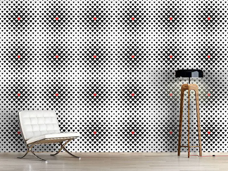 Wall Mural Pattern Wallpaper One Heart In A Million