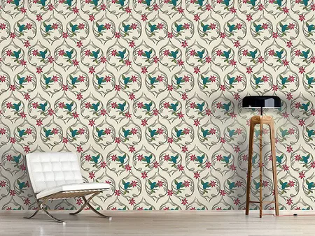 Wall Mural Pattern Wallpaper Kolibri Dream