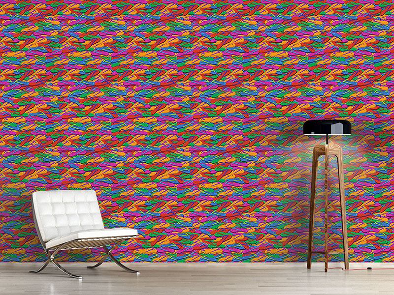 Wall Mural Pattern Wallpaper Flip Flop