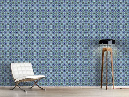 Wall Mural Pattern Wallpaper Iridescent Mosaic