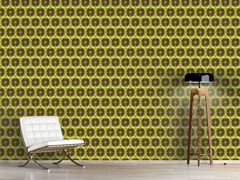 Wall Mural Pattern Wallpaper Overripe Sunflowers