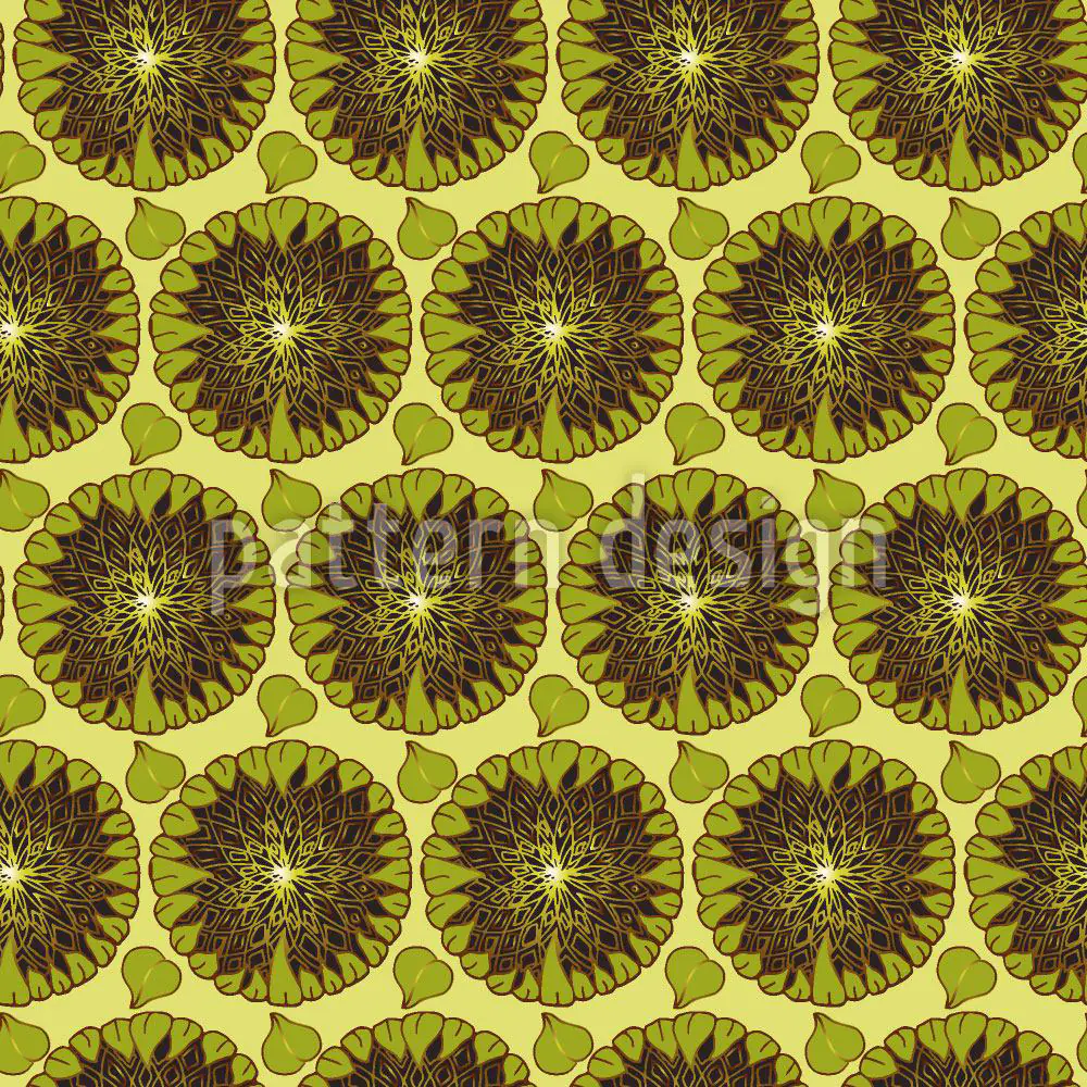 Papier peint design Overripe Sunflowers