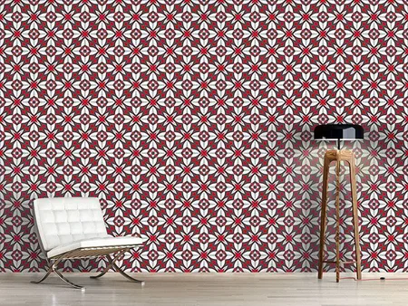 Wall Mural Pattern Wallpaper The Flowers Of The Geometry