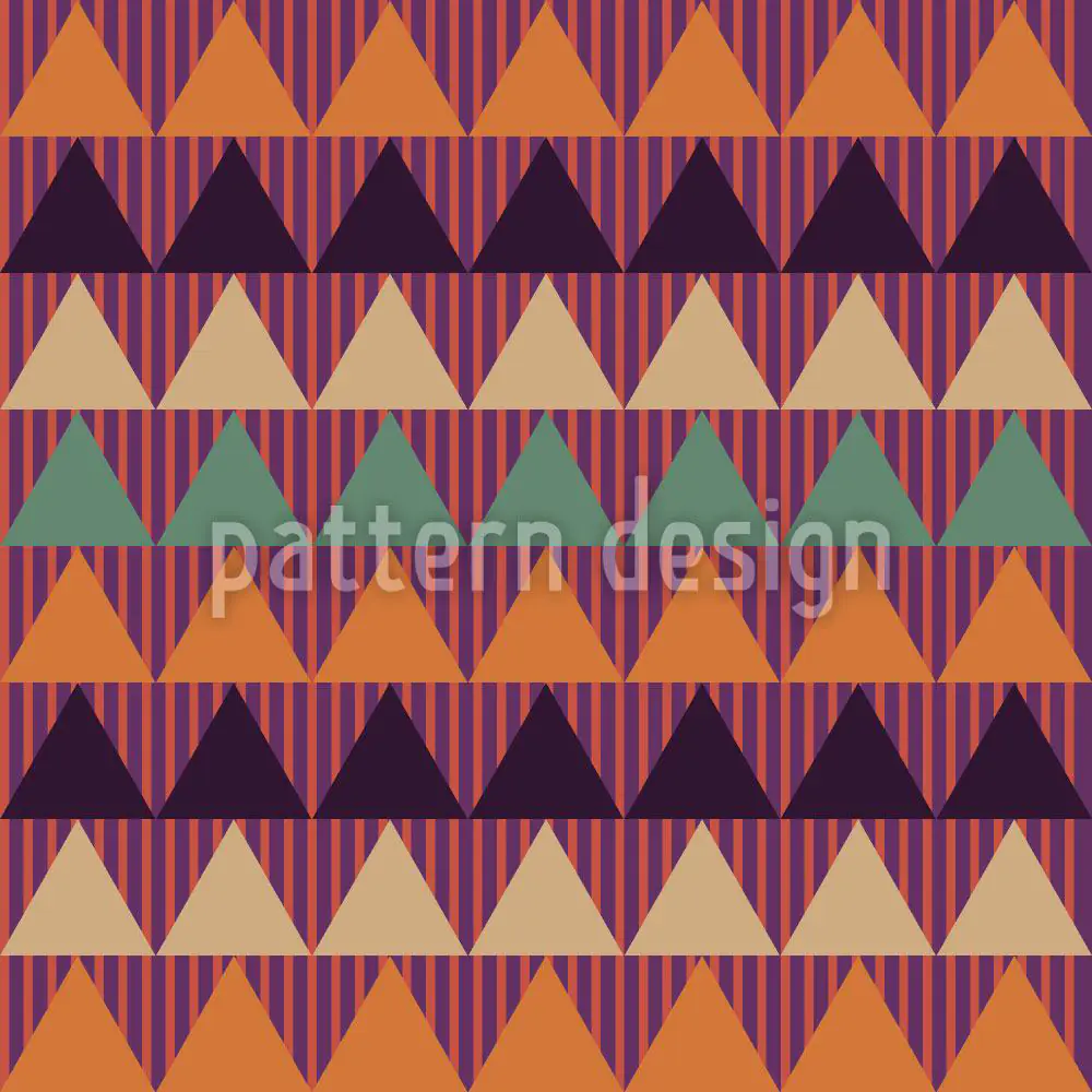 Papier peint design Triangle And Stripe