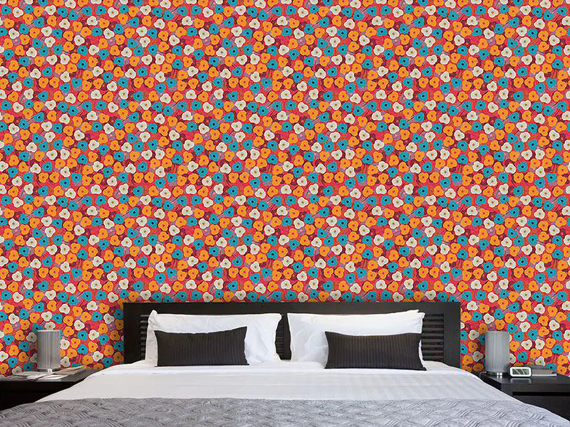 Wall Mural Pattern Wallpaper Felicidad Floral