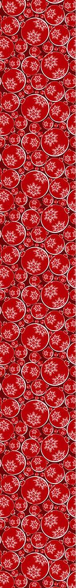 Papier peint design Wintry Christmas Tree Balls