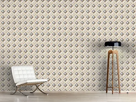 Wall Mural Pattern Wallpaper Elegant Diamond Dimension