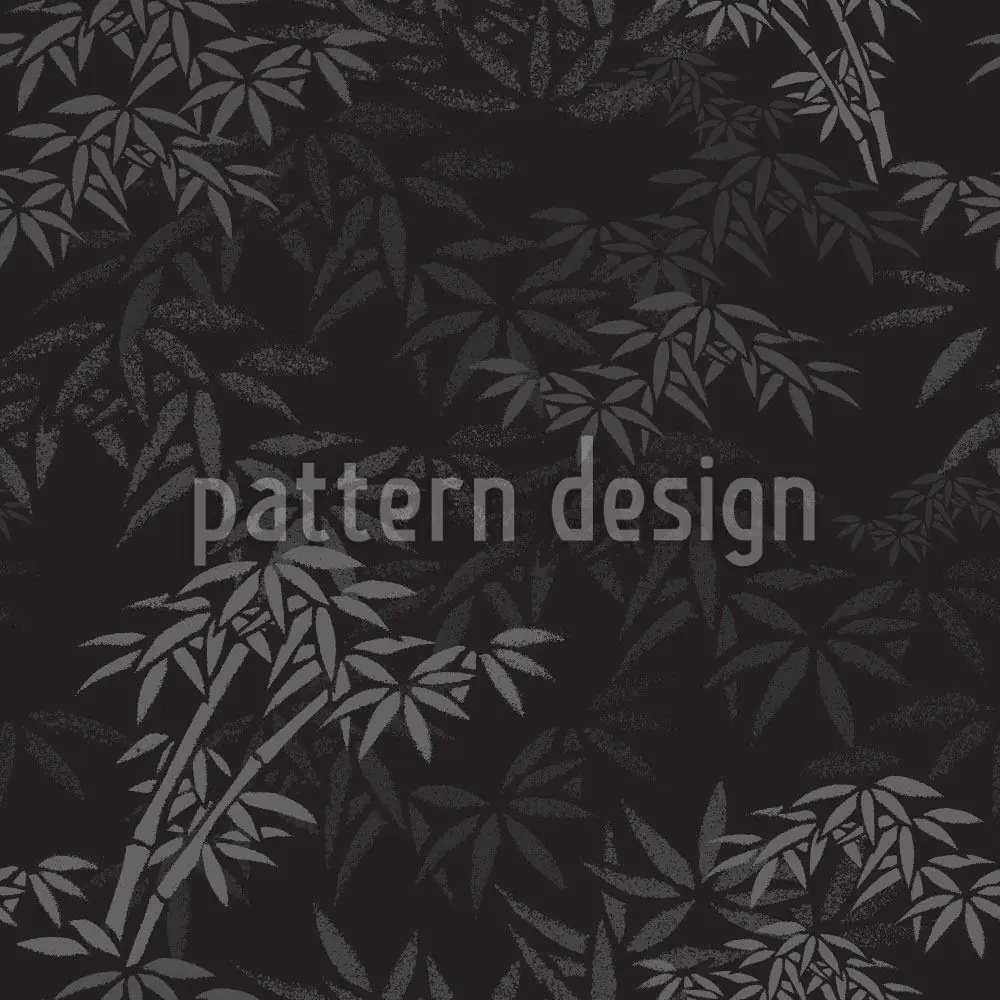 Papier peint design Night In The Bamboo Forest