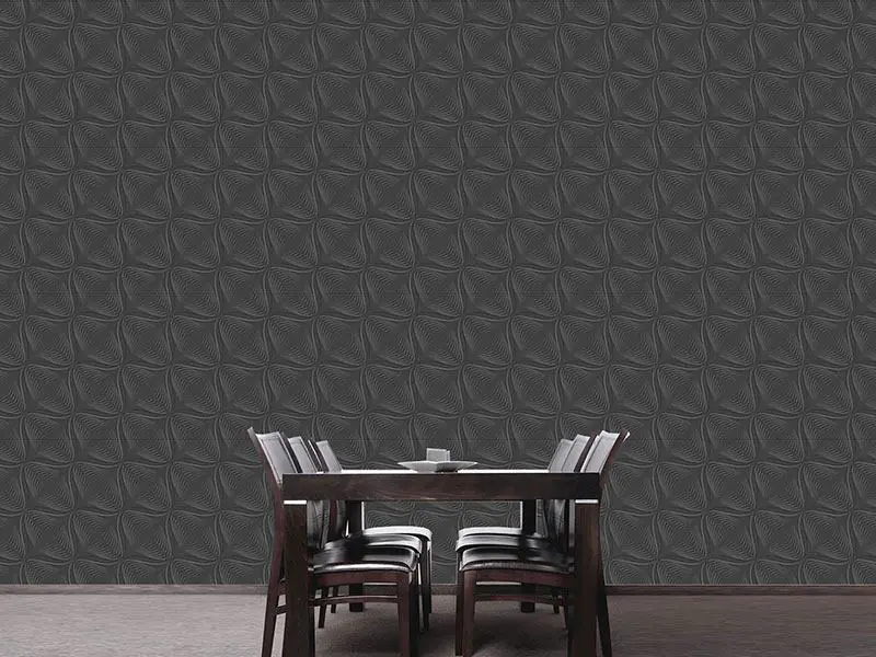 Wall Mural Pattern Wallpaper Lampion Monochrome