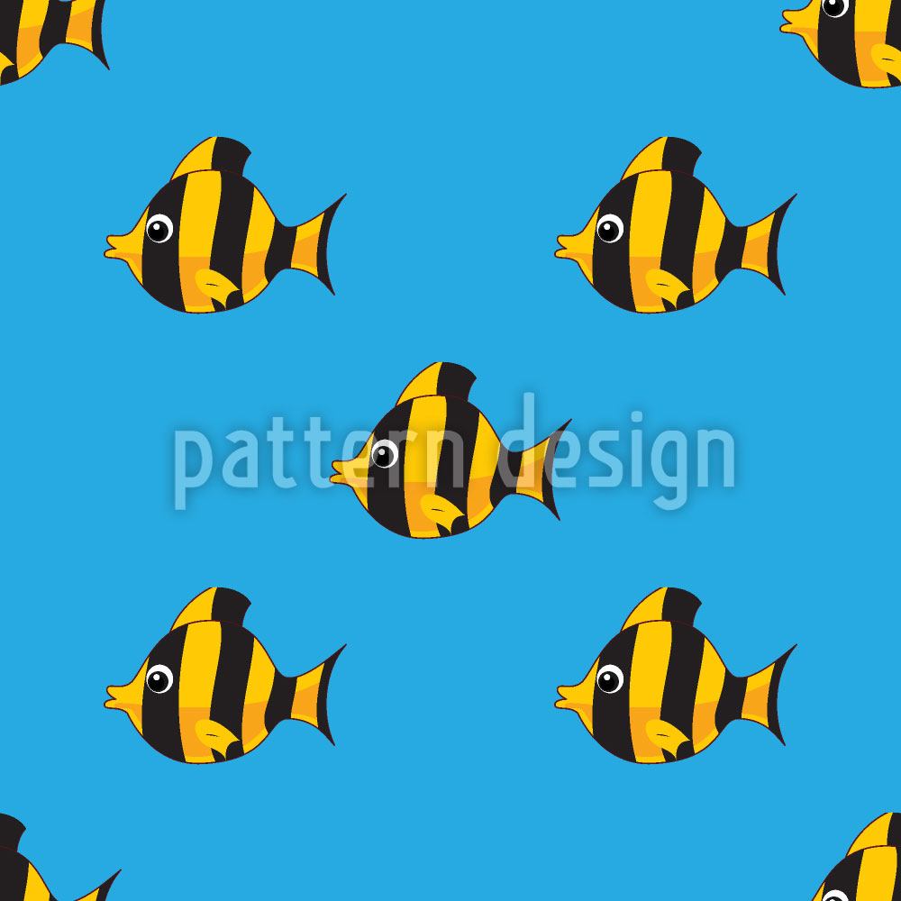 Papier peint design Reef Fish Formatione