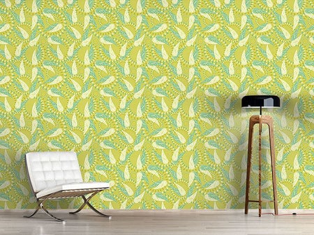 Wall Mural Pattern Wallpaper The Wings Of Spring