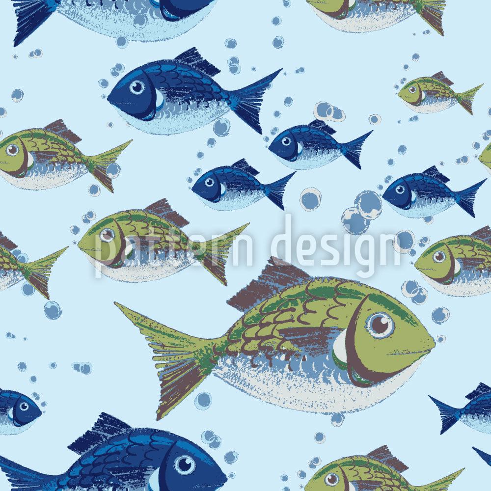 Papier peint design The North Sea Fish