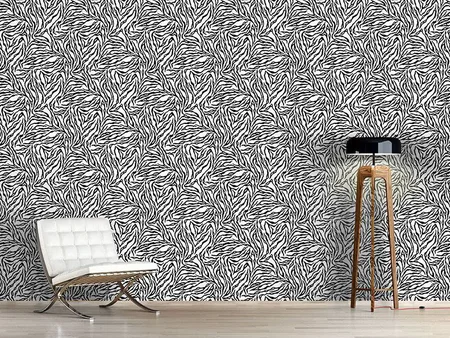 Wall Mural Pattern Wallpaper The White Tiger
