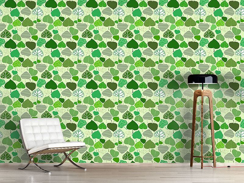Wall Mural Pattern Wallpaper Leaf World