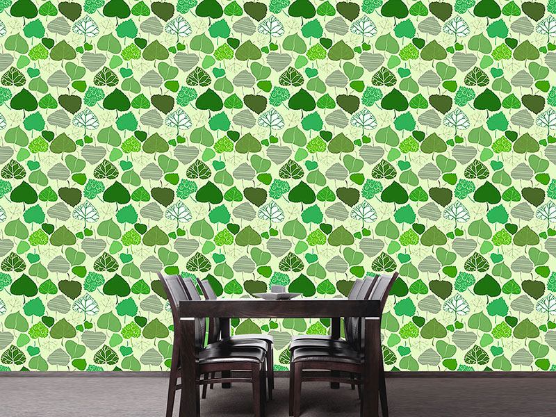 Wall Mural Pattern Wallpaper Leaf World
