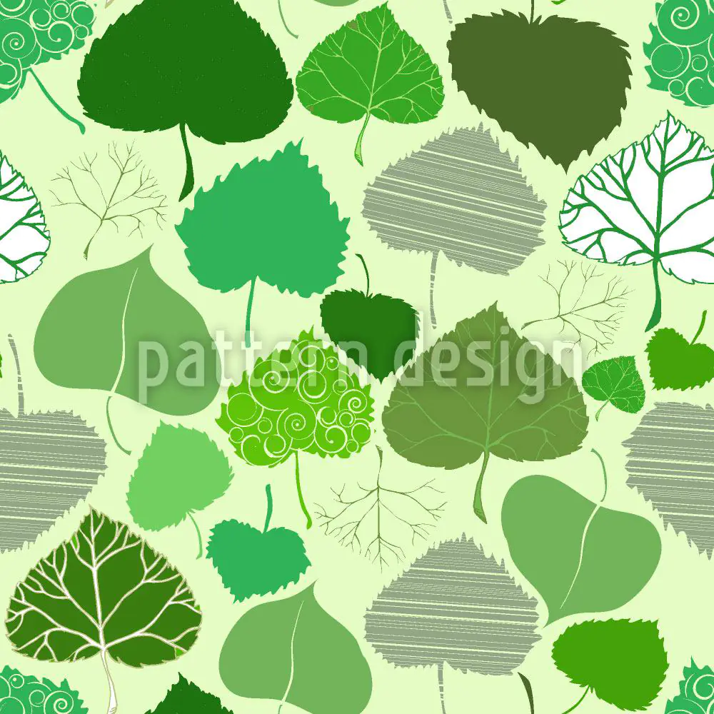 Papier peint design Leaf World