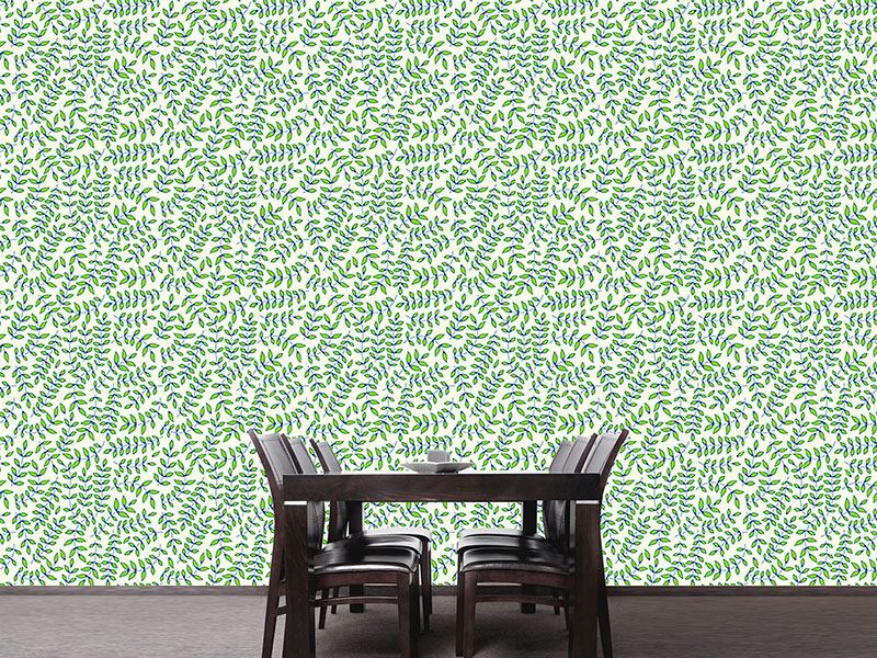 Wall Mural Pattern Wallpaper Leaf Of Joy