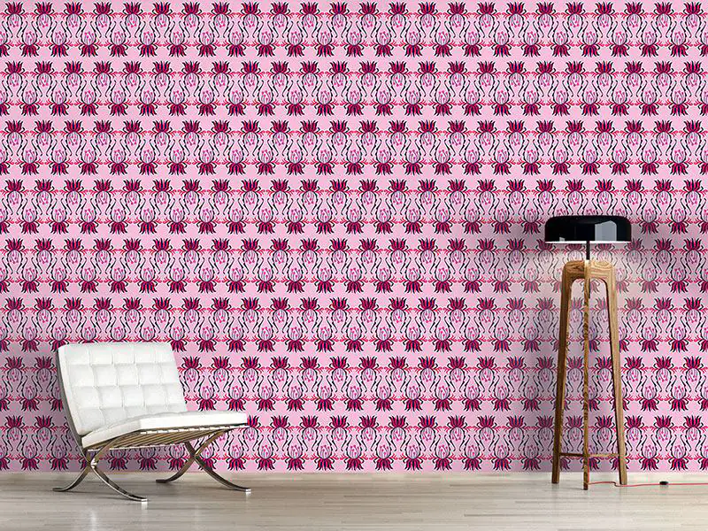 Wall Mural Pattern Wallpaper Blossom Stripes