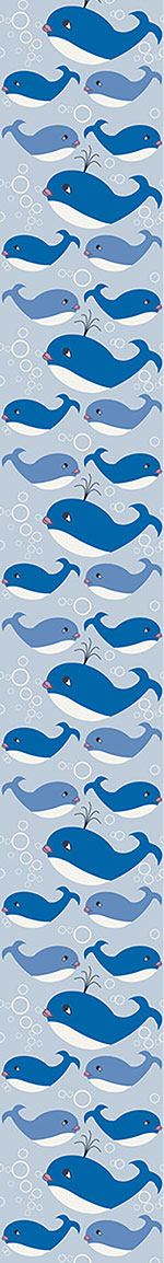 Wall Mural Pattern Wallpaper Whale Family