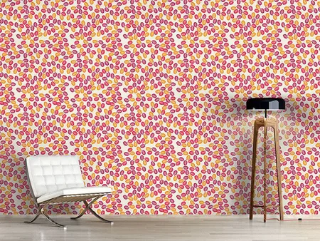Wall Mural Pattern Wallpaper Colorful Leaves