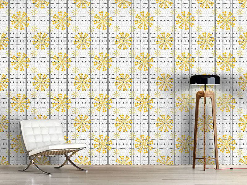 Wall Mural Pattern Wallpaper Star Of The Beehive