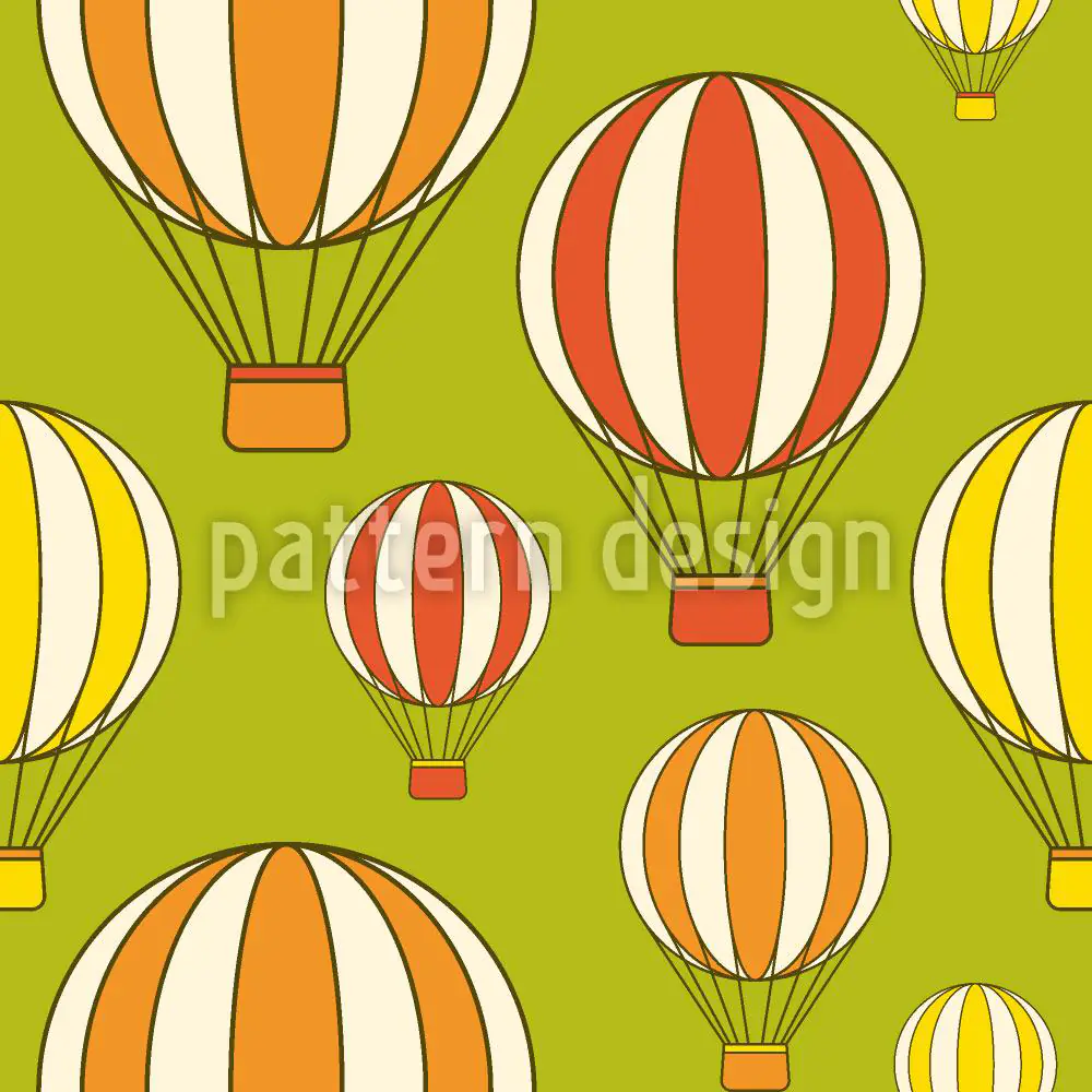 Carta da parati Ballooning in the Green