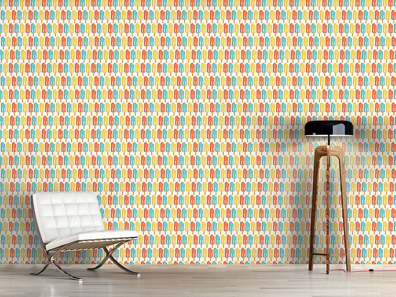 Wall Mural Pattern Wallpaper Popsicle Parade