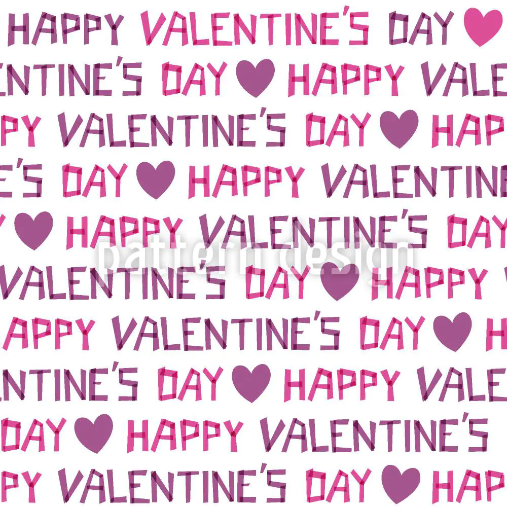 Wall Mural Pattern Wallpaper Valentines Day
