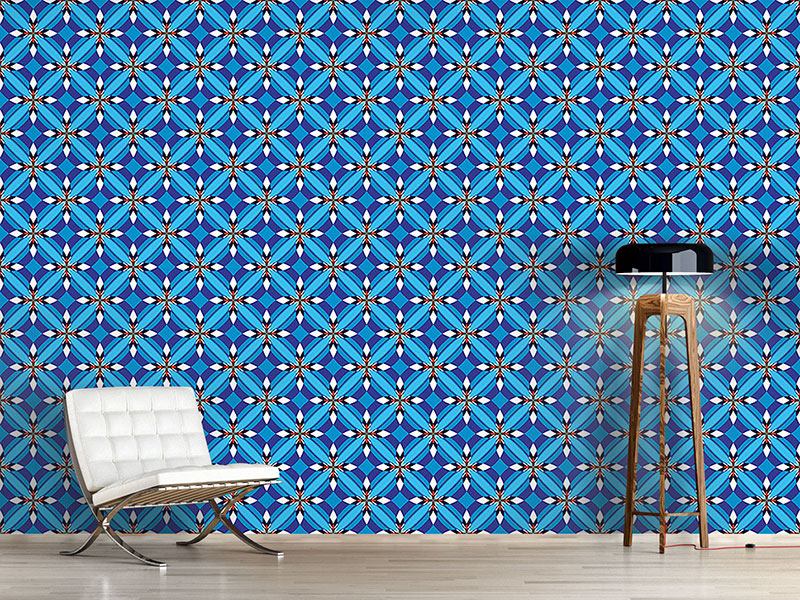 Wall Mural Pattern Wallpaper Gentian Connection