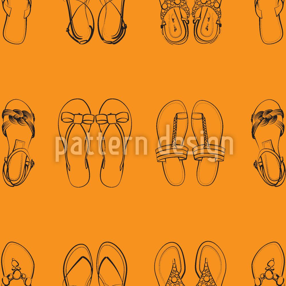 Papier peint design I Only Wear Sandals