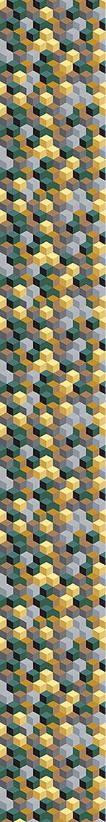 Wall Mural Pattern Wallpaper Grid Of Cubes