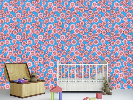 Wall Mural Pattern Wallpaper Blossoms From Japan