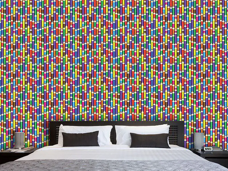 Wall Mural Pattern Wallpaper Crayon