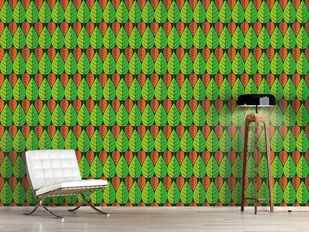Wall Mural Pattern Wallpaper Growing And Falling