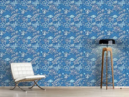 Wall Mural Pattern Wallpaper Ocean Of Dreams