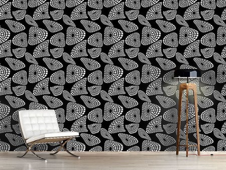 Wall Mural Pattern Wallpaper Moving Shapes