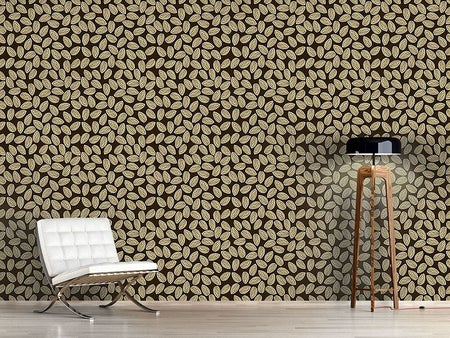 Wall Mural Pattern Wallpaper Roasted Almonds