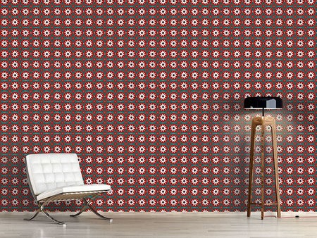 Wall Mural Pattern Wallpaper Christmas Star