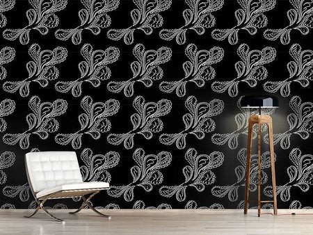 Wall Mural Pattern Wallpaper Beluga Paisley