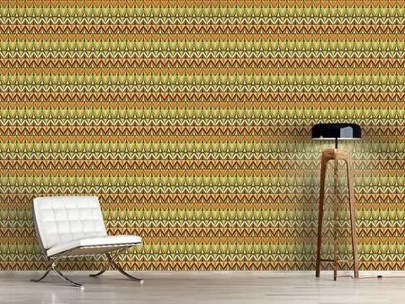 Wall Mural Pattern Wallpaper Chevron Rows