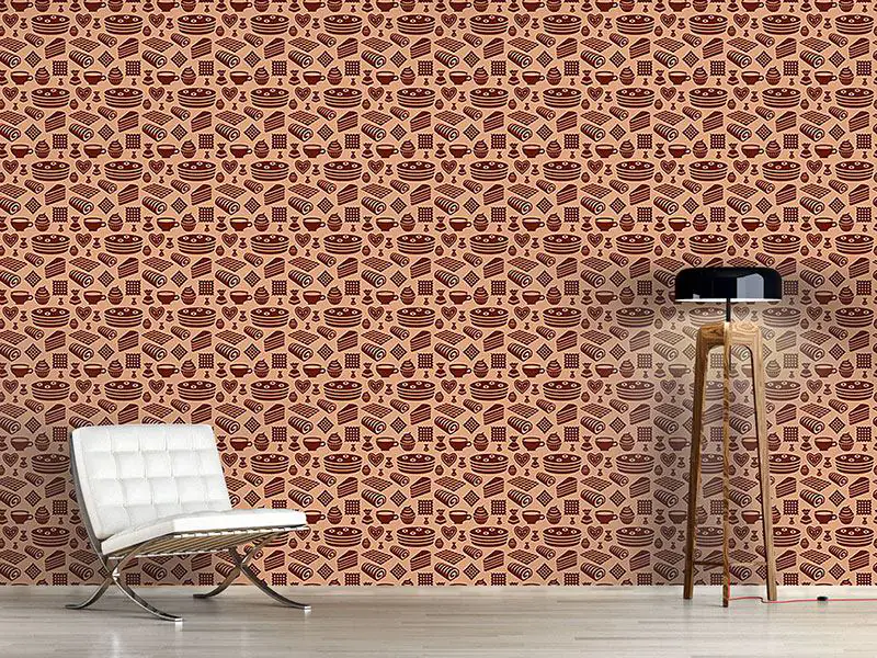 Wall Mural Pattern Wallpaper Confectionery