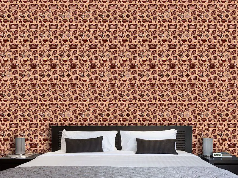 Wall Mural Pattern Wallpaper Confectionery