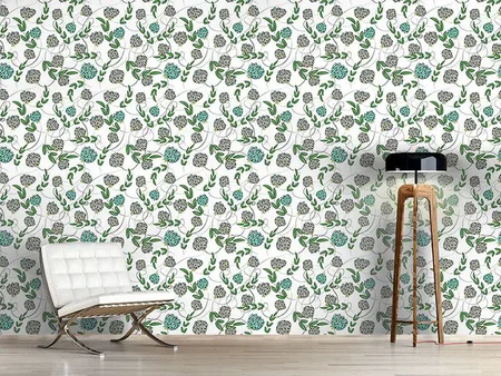 Wall Mural Pattern Wallpaper Floralie