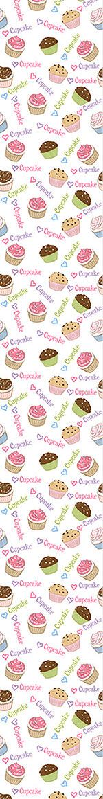 Papier peint design I Love Cupcakes