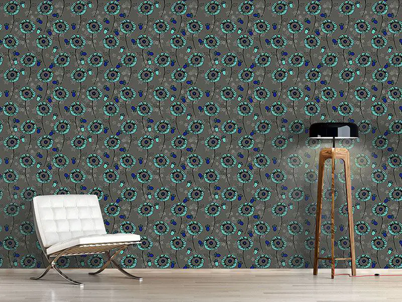 Wall Mural Pattern Wallpaper Bohemian Fantasy Flowers