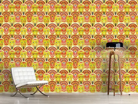 Wall Mural Pattern Wallpaper Popocatepetls Friends