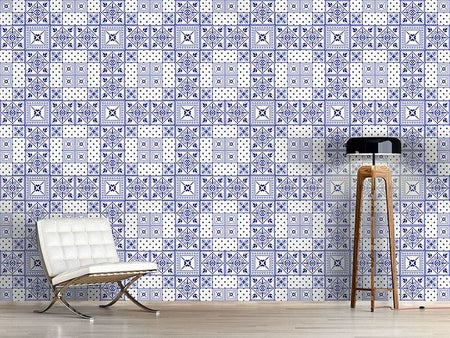 Wall Mural Pattern Wallpaper Classic Tiles