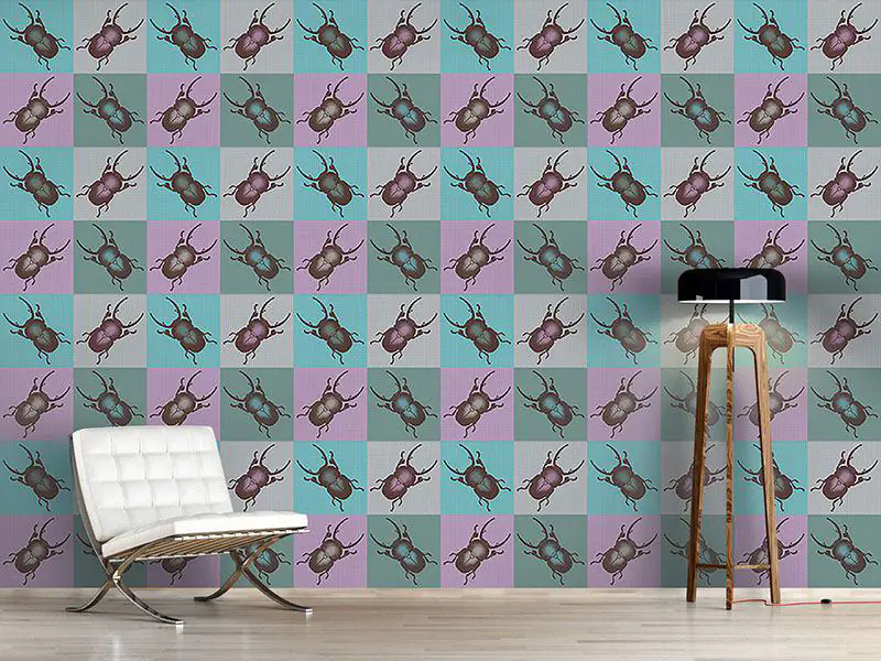Wall Mural Pattern Wallpaper Cool Bugs