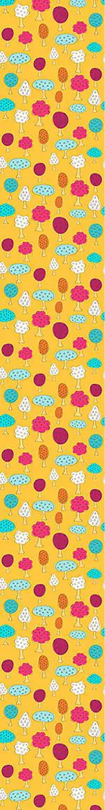 Wall Mural Pattern Wallpaper Magnificent Fruit Trees